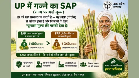 गन्ने का मूल्य विश्लेषण 2025–26 — SAP, FRP व मंडी भाव
